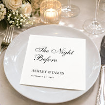Night Before Black & White Simple Probe Dinner