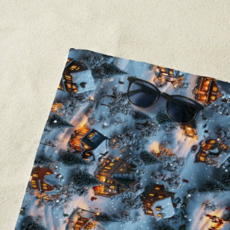 Night Before Christmas - Twilight Serenity Strandtuch