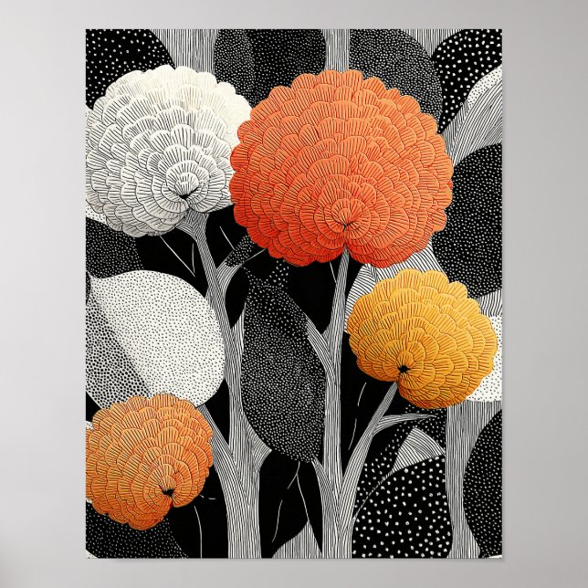 Night Bloom #5 - 4x5 Digital-Download Poster (Vorne)