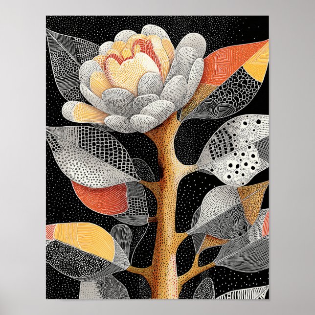 Night Bloom #9 - 4x5 Digital-Download Poster (Vorne)