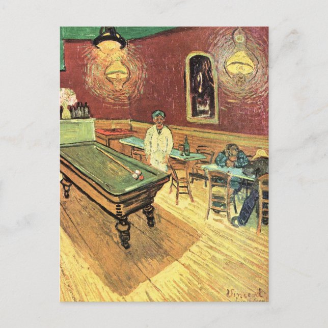 Night Cafe, Place Lamartine by Vincent van Gogh Postkarte (Vorderseite)