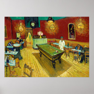 Night Café - Vincent van Gogh Gemälde Art Poster