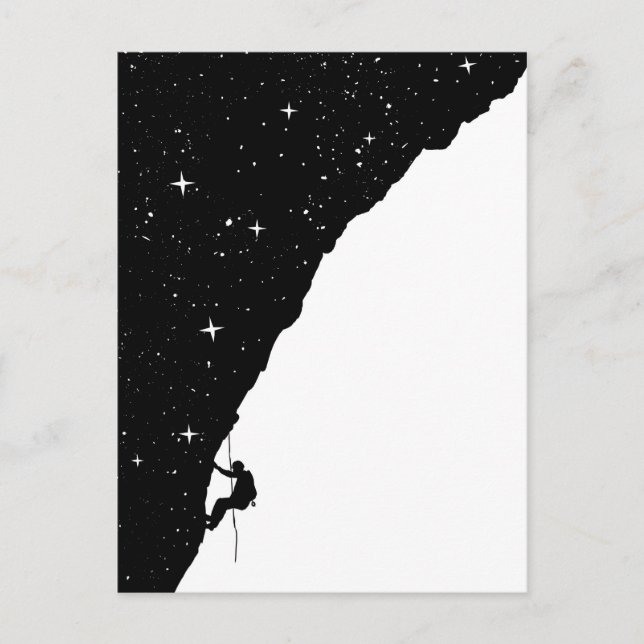 Night Climbing Postkarte (Vorderseite)