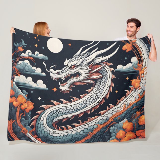 night dragon blanket fleecedecke (Beispiel)