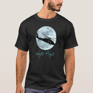 Night Flight Ähm 60 Black Hawk Helikopter T-Shirt