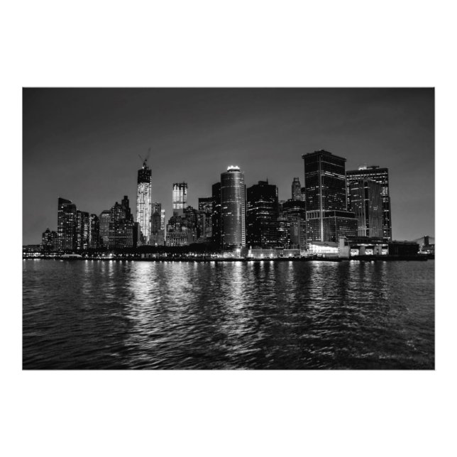 Night Foto of the New York City Skyline Landscape (Vorne)