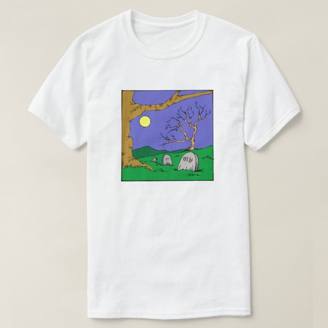 Night Graveyard T-Shirt (Design vorne)