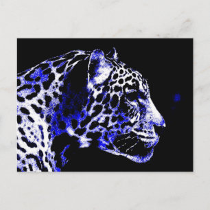 Night Jaguar Postkarte