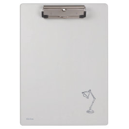 Night Lamp-Midnight Cartographer- Clipboard Klemmbrett