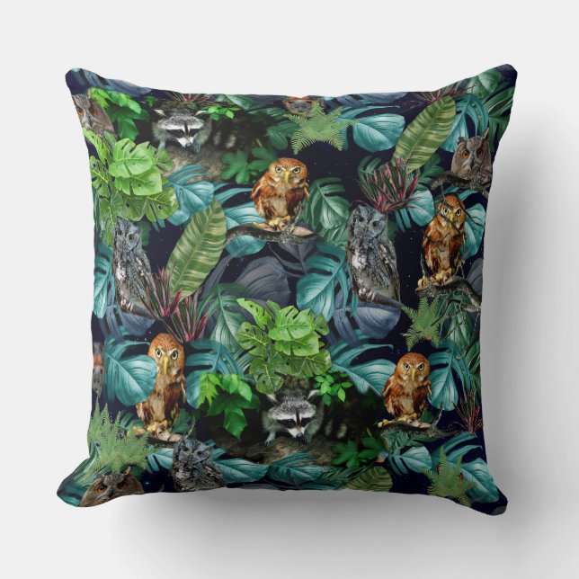 Night-live-Party Kissen (Vorderseite)