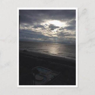 Night Ocean View Postkarte