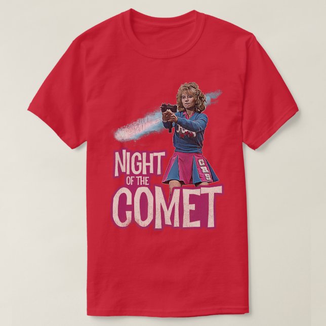 Night of the Comet 80er Cult Horror Film T-Shirt (Design vorne)