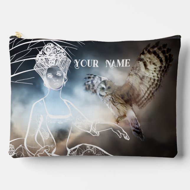 Night Owl and Lady Zubehörtasche (Vorderseite)