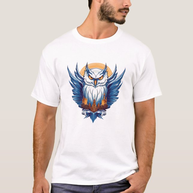 Night Owl Animal Beauty Nature Naturerlebnis T-Shirt (Vorderseite)