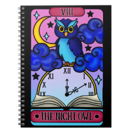 Night Owl Tarot Notebook Notizblock
