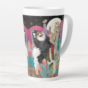 NIGHT OWLS Finnischer Lapphund Latte Tasse