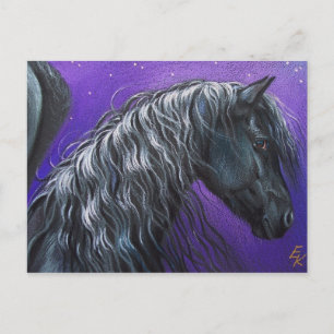 Night Pegasus Postkarte
