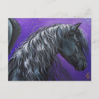 Night Pegasus Postkarte