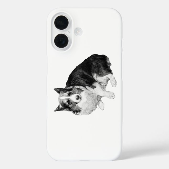 Night-Quiet Corgi Case-Mate iPhone Hülle (Rückseite)