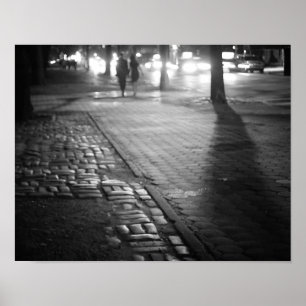 Night Romance - Central Park East - New York City Poster