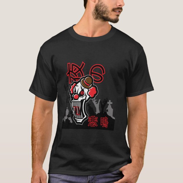 Night Screams The Diabolical Clown V5 T-Shirt (Vorderseite)