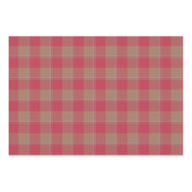 Night Shadz Red and Toast Brown Plaid