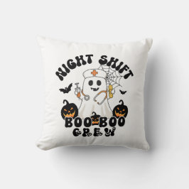 Night Shift BOO BOO Crew Halloween Kissen