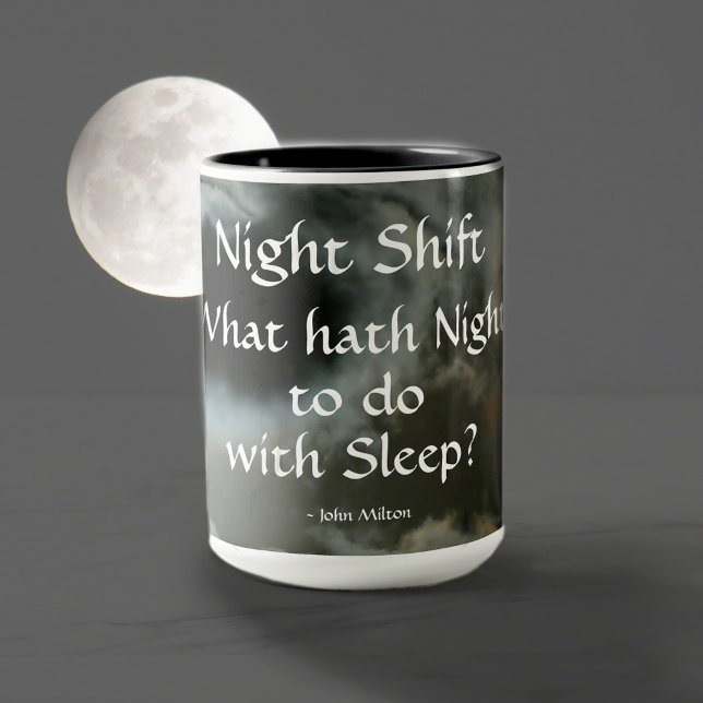 Night Shift Full Moon Night Angebot individuell ei Tasse (Von Creator hochgeladen)