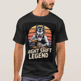 Night Shift Legend Wolf Bartender Shirt