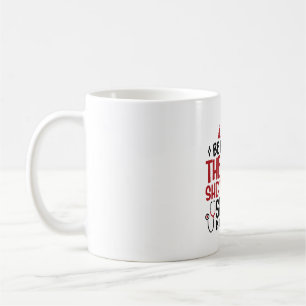 Night Shift Nurse Der Weihnachtsmann beobachtet Kaffeetasse