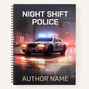 Night Shift Police Book Cover Inspiration Notebook Notizbuch