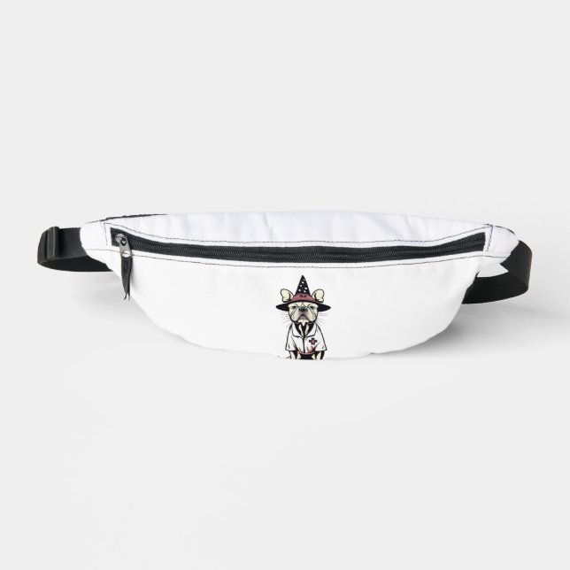 Night Shift Ready Pooch ein spukter Nurse Hund Bauchtasche (Vorderseite)