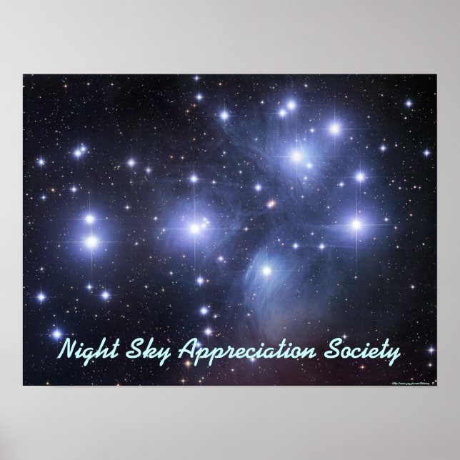 Night Sky Appreciating Society - Poster (Vorne)