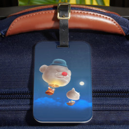 Night Sky Balloon Adventure Gepäckanhänger