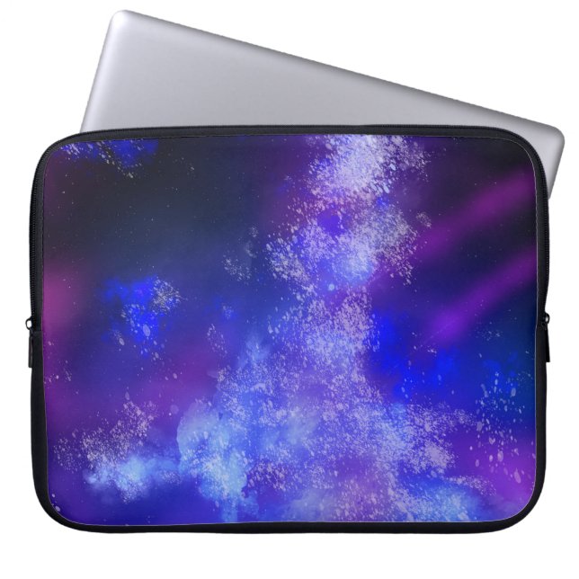 Night Sky Blue Sapphire Notebook-Bag Laptopschutzhülle (Vorderseite)