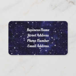 Night Sky Business Card Visitenkarte