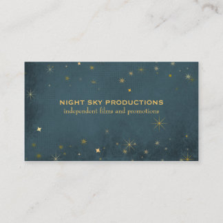 Night Sky Business Cards Visitenkarte