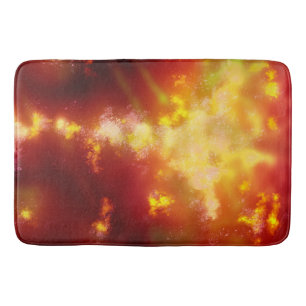 Night Sky Flame Bath Mat Badematte
