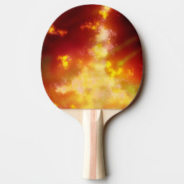 Night Sky Flame Ping Pong Paddle Tischtennis Schläger