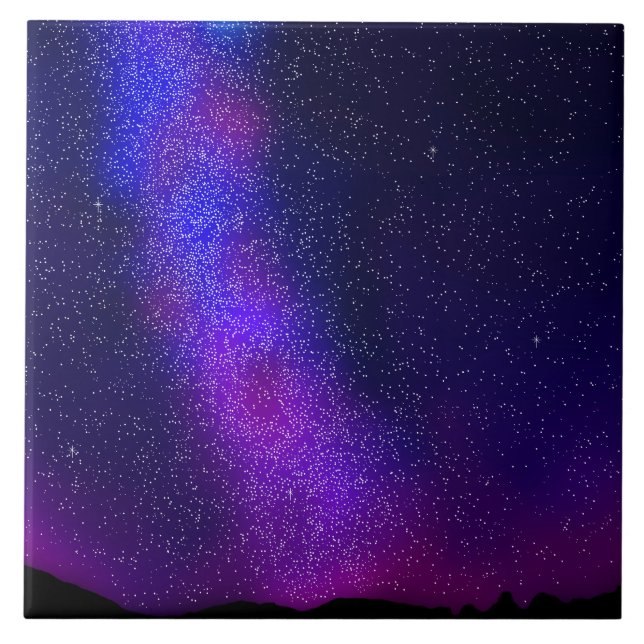 Night Sky Fliese (Vorderseite)