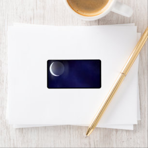 Night Sky Galaxy Address Labels Adressaufkleber