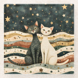 Night Sky Glasuntersetzer