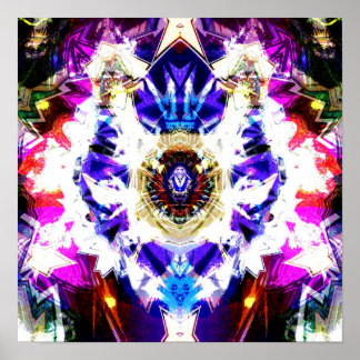 Night Sky Mandala 1 Poster