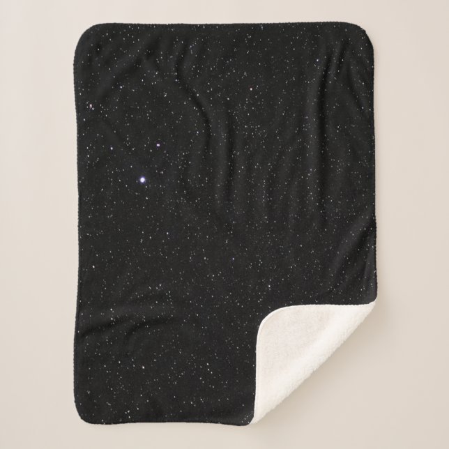 Night Sky mit Sternen Sherpadecke (Vorderseite)