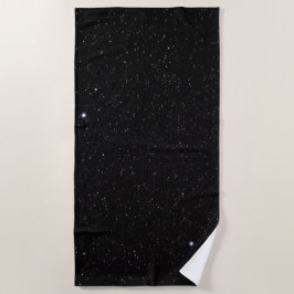 Night Sky mit Sternen Strandtuch