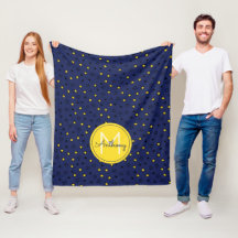 Night Sky Niedlich Stars auf Navy Blue Pattern Mon