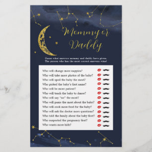 Night Sky Over Moon Mommy oder Daddy Games