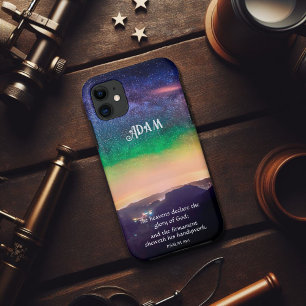 Night Sky Over Rockies Psalms Bible Verse Case-Mate iPhone Hülle