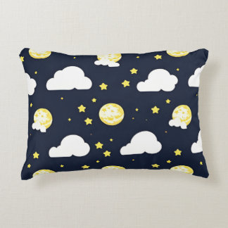 Night Sky Pattern Dekokissen