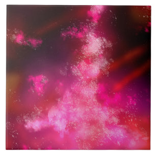 Night Sky Pink Flare Keramik Tile Fliese